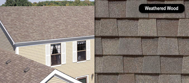 Weathered wood Shingles