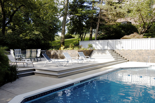Deck Project traditional-pool