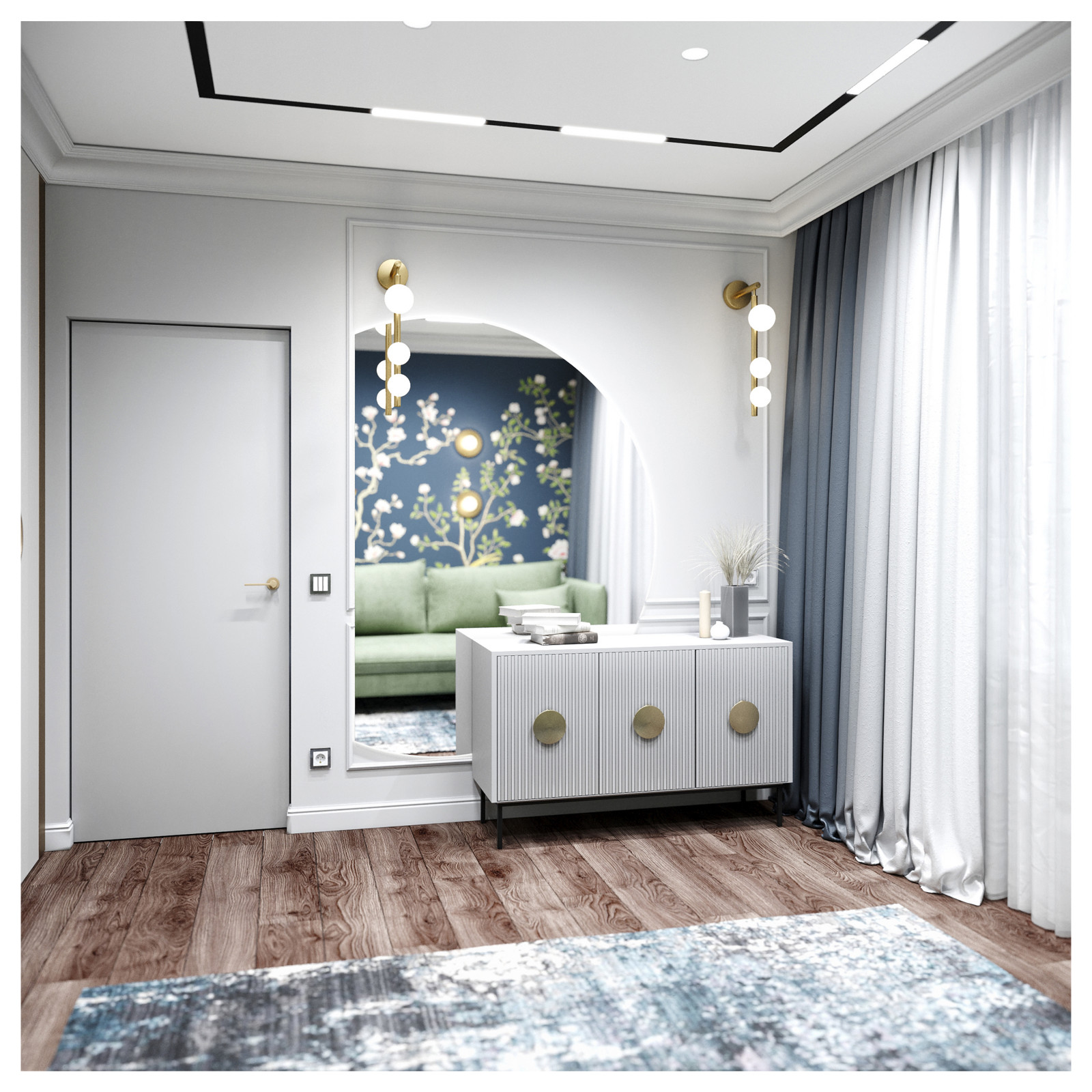 Квартира молодой девушки в Scandis