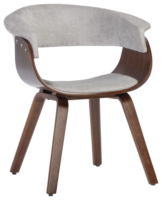 Sunpan Urban Unity Philo Dining Armchair Polo Club Stone Midcentury
