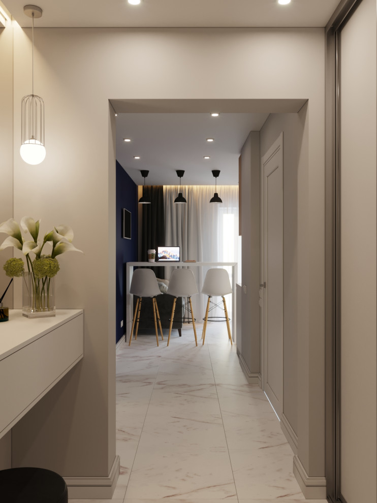 Дизайн-проект 1 комнотной квартиры