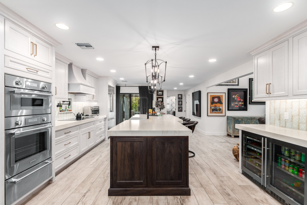 Mountain style kitchen photo in Phoenix