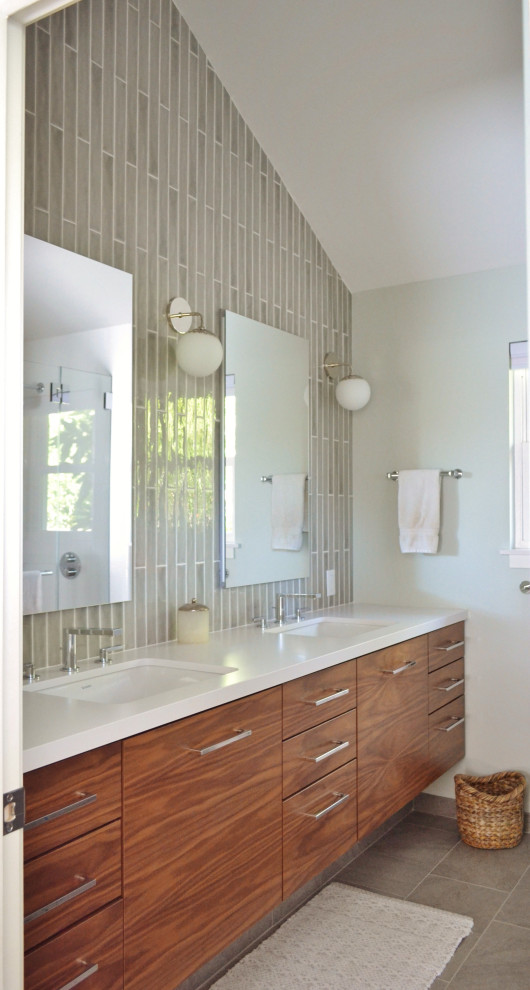 Full Tile Walls - Modern - Bathroom - San Francisco - by Vision Design ...