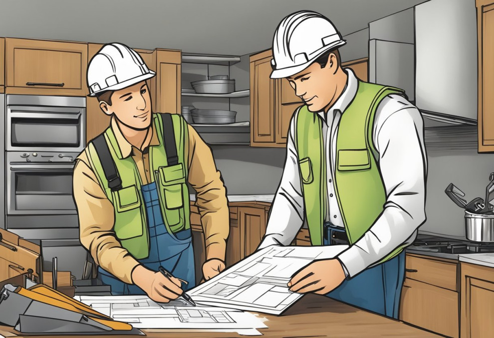Two person holding a paper