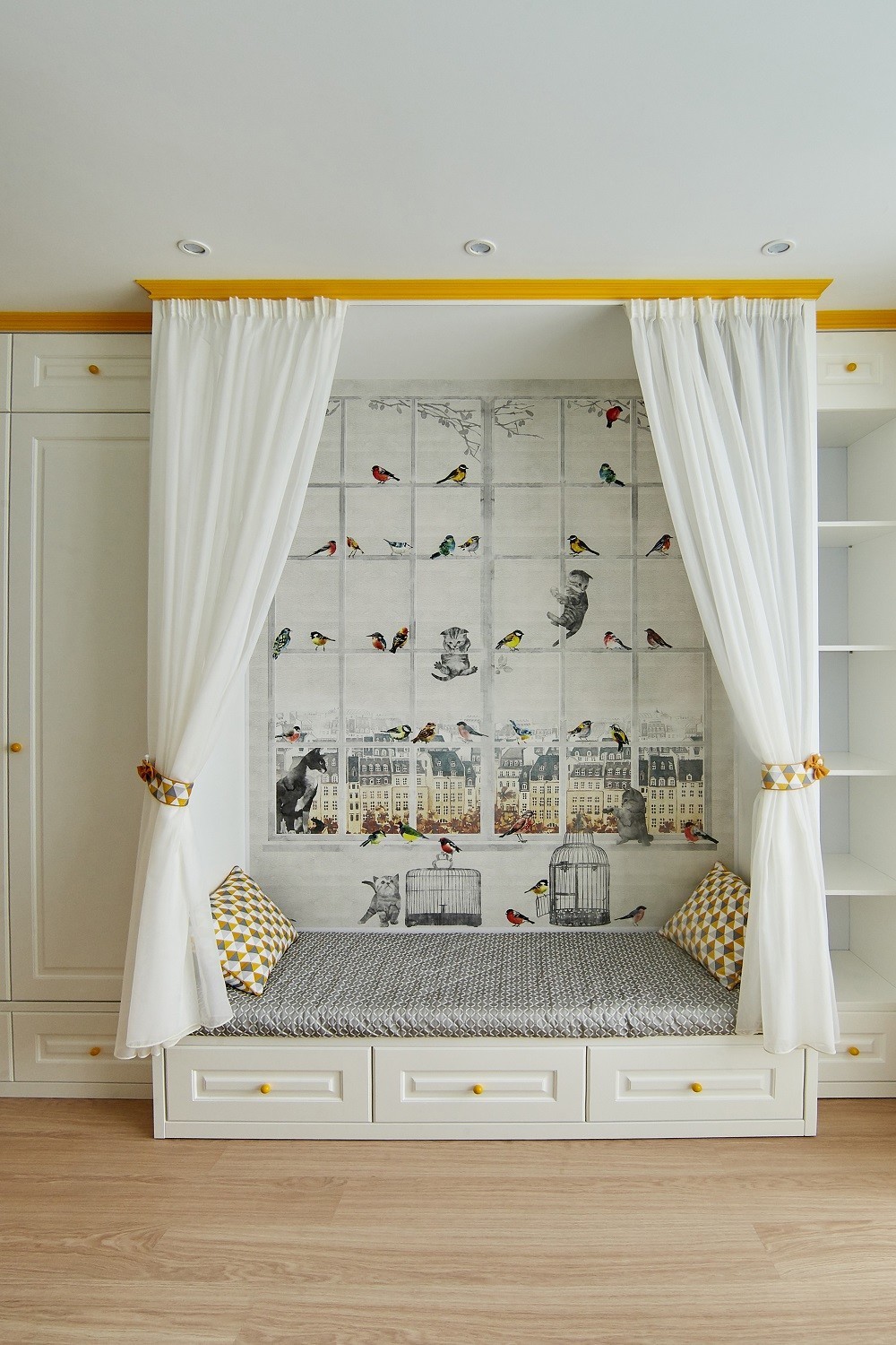 Детская комната для девочки в скандинавском стиле