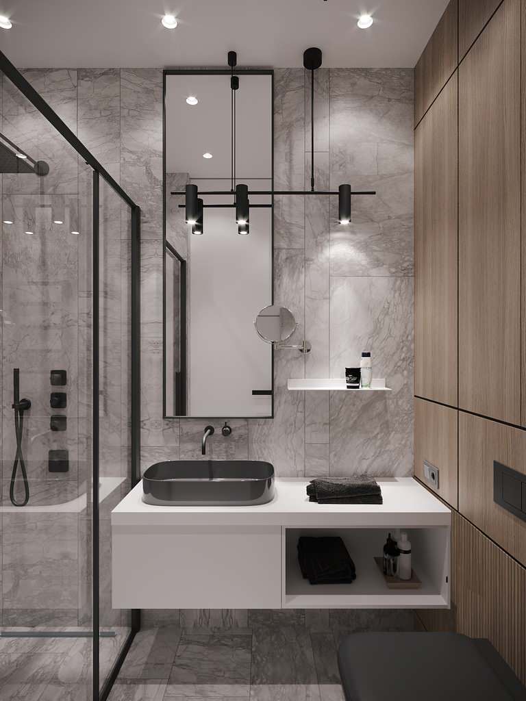 Квартира в современном стиле, ЖК «Duderhof Club», 146 кв.м.