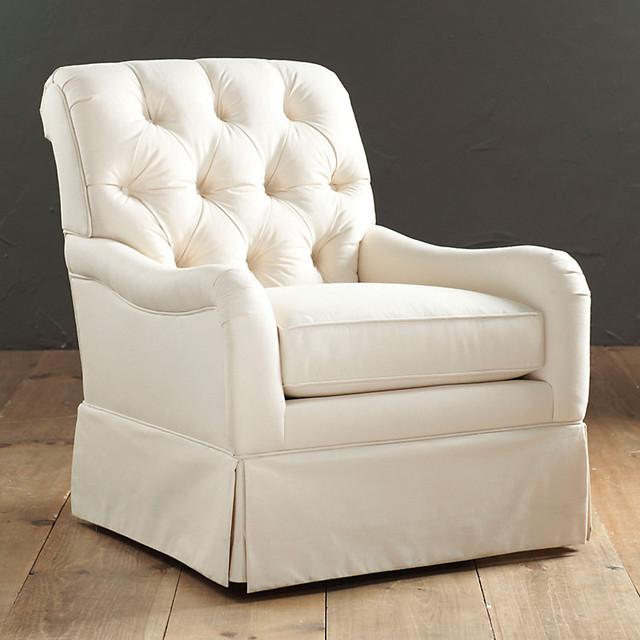 Howard Tufted Swivel Glider Traditional Rocking Chairs By Howard Tufted Swivel Glider