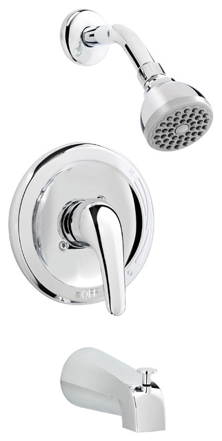 Belanger EBY90CCP Showerhead and Tub Faucet, Polished Chrome