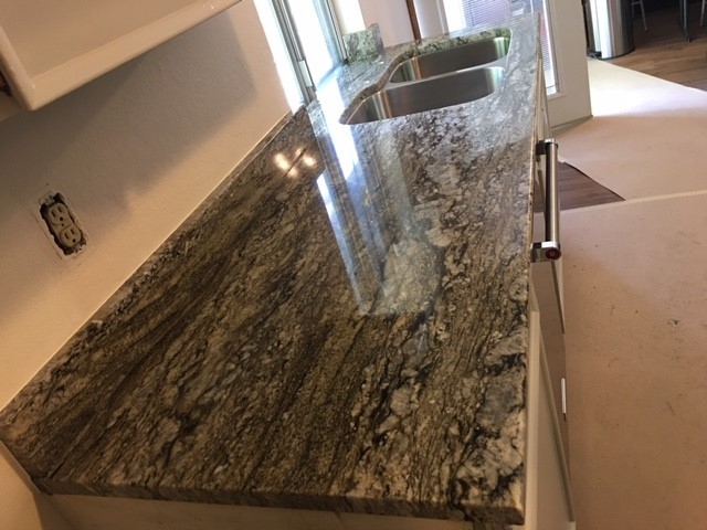 &quot;Azul Celeste&quot; Granite Countertops - Seattle - by Tops Solid Surface