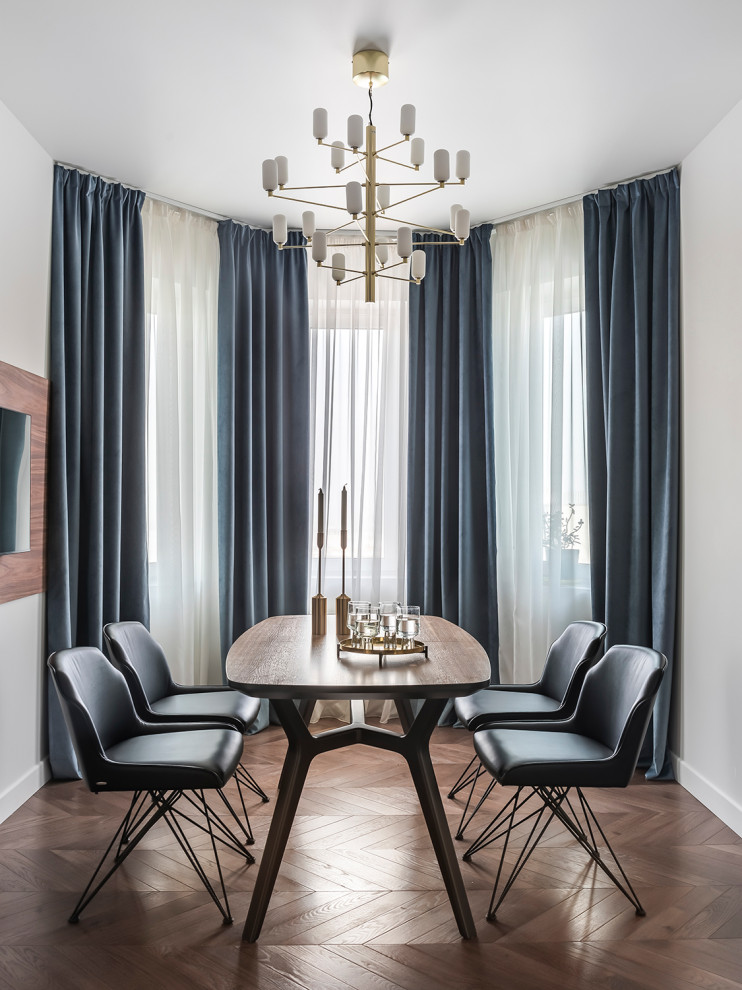 This is an example of a contemporary dining room in Other.