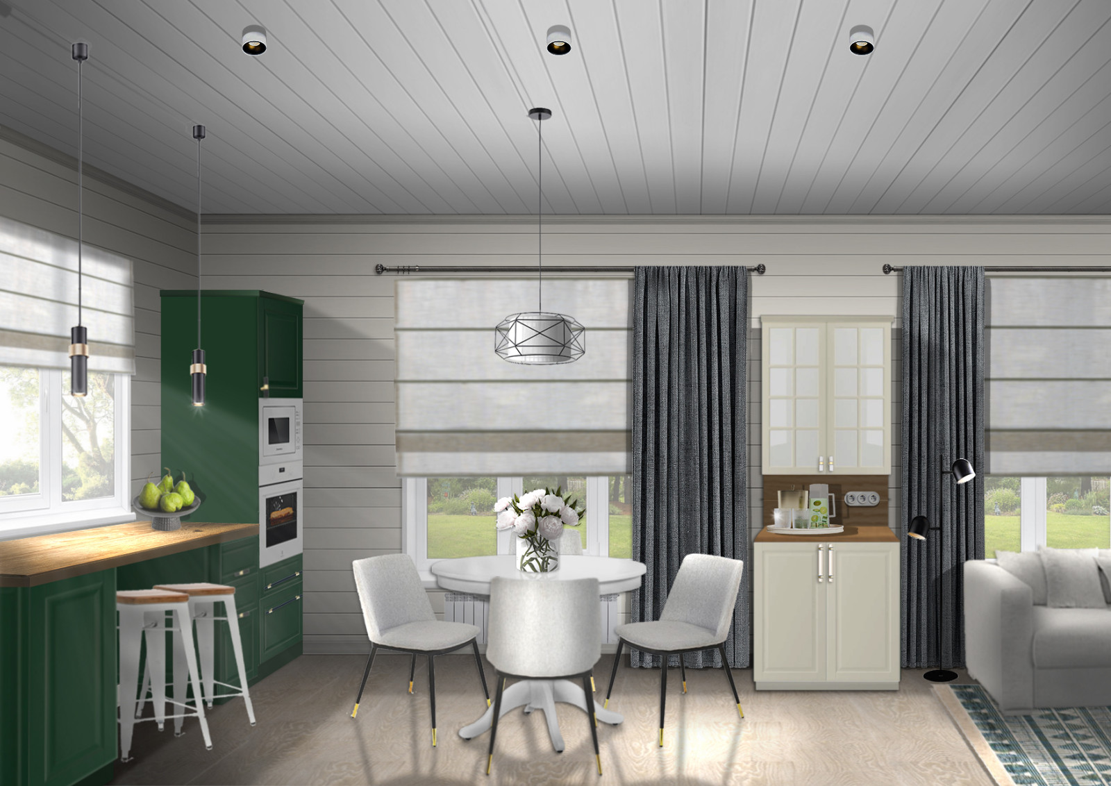 Дизайн интерьера загородного дома