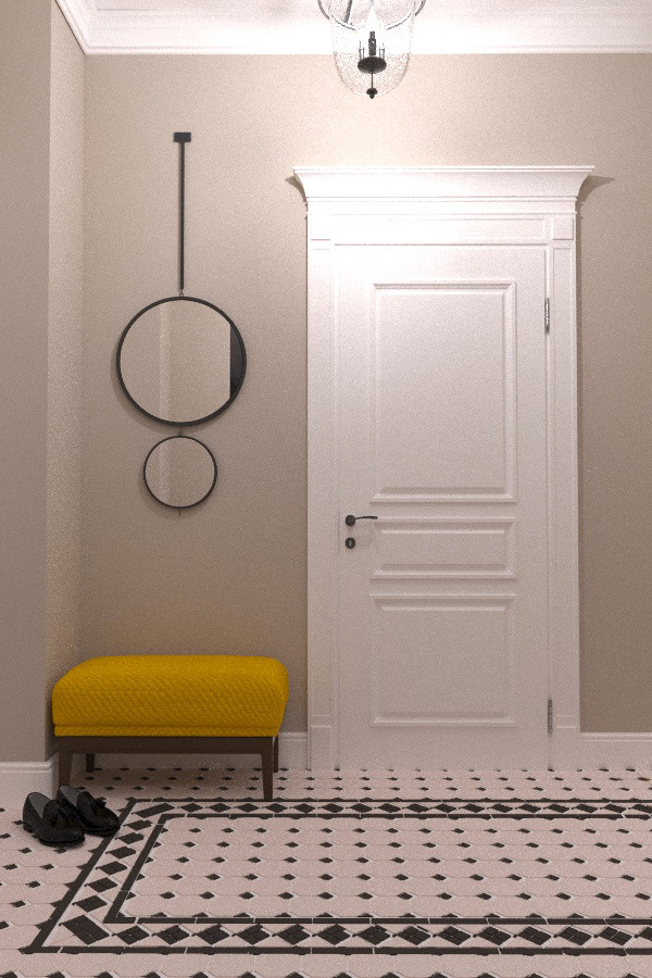 Квартира с бабочками