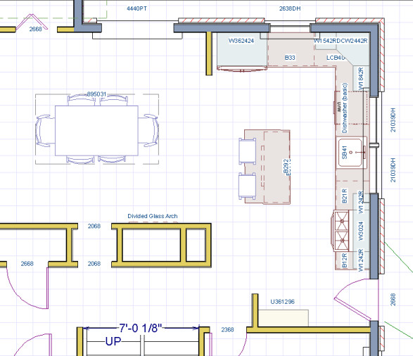 Two Kitchen Layouts - Choose Favorite!