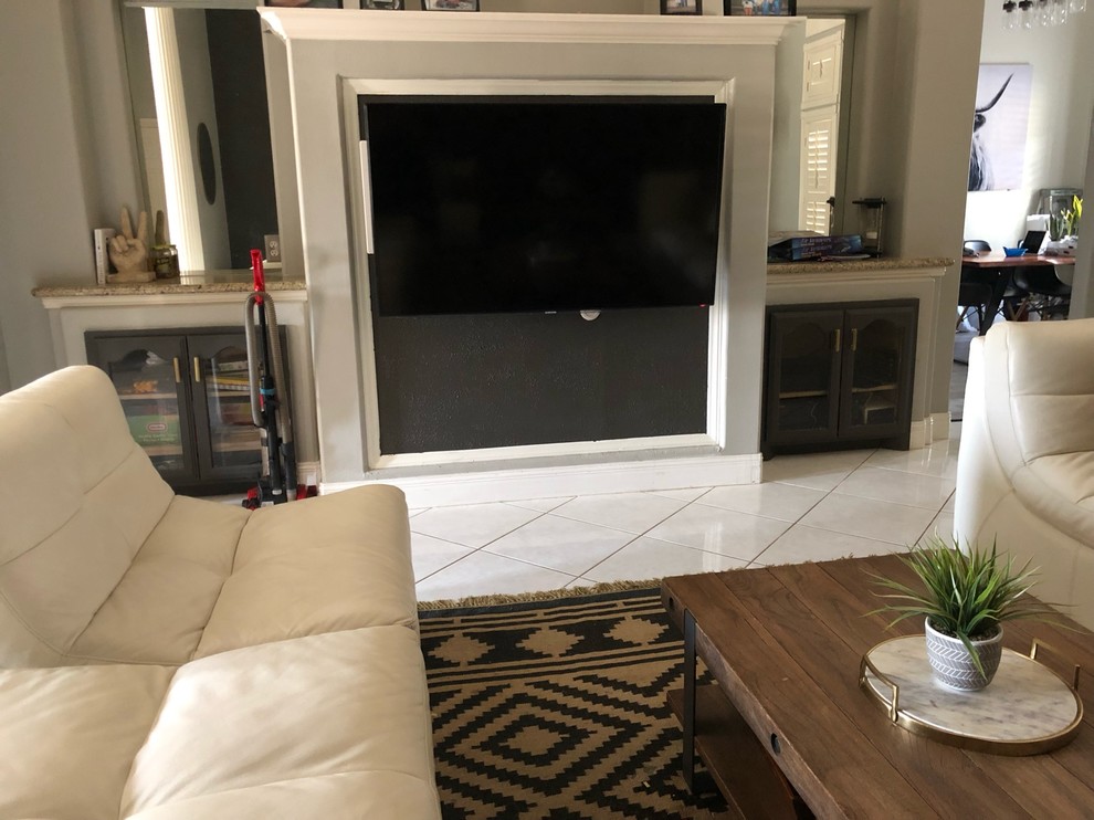 Built in outdated wall mirror?