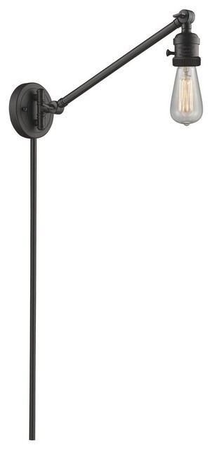 Bare Bulb 5 3w 1 Led Swing Arm Wall Sconce Bare Bulb 5 3w 1 Led Swing Arm Wall Sconce Oiled Rubbed Bronze