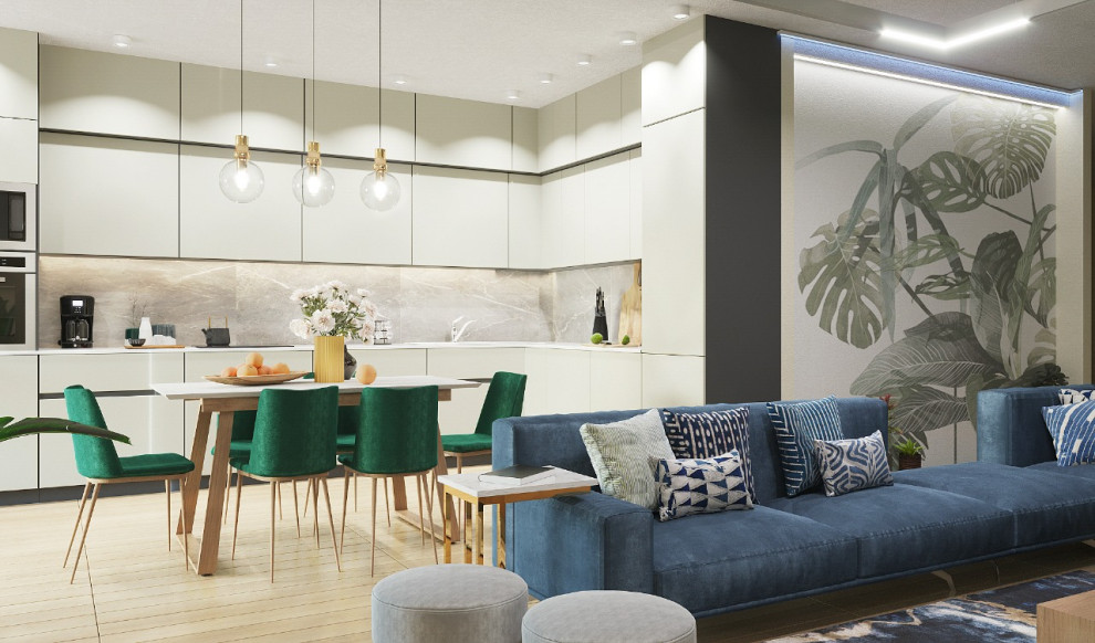 Гостиная-прихожая. Анапа, ул. Шевченко