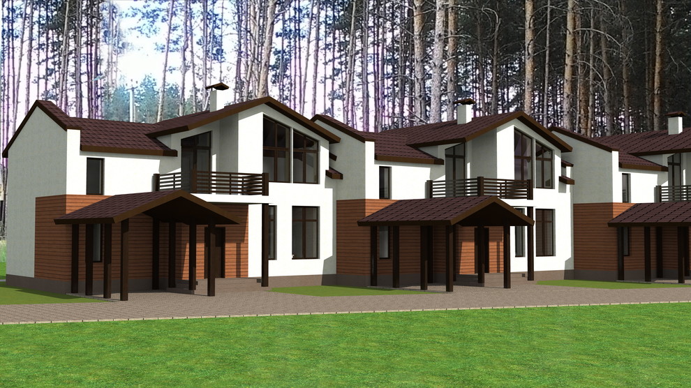 Концептуальное предложение таунхауса в пос. Ямное_№2