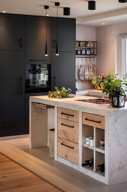 Industrial Style Flat industrial-kitchen