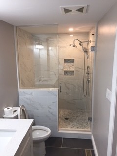 Complete New plumbing and fixtures bathroom change (Before & After)