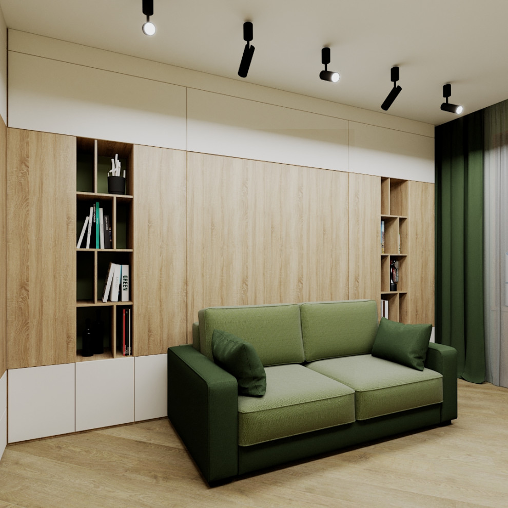 Спальня-гостиная в квартире "Сталинке"