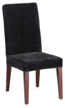 Sure Fit Stretch Plush Short Dining Room Chair Cover