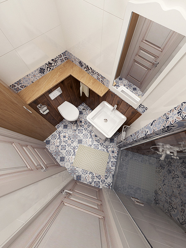 С/У реализуют в феврале 2018 в квартире с очень не стандартной планировкой