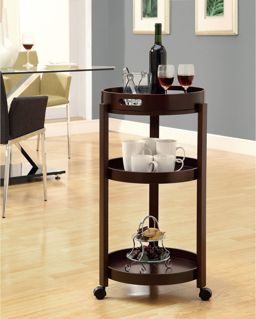 Cappuccino Bar Cart With Serving Tray