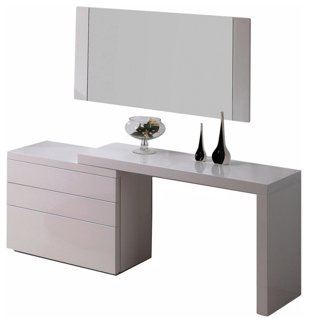 Athens 4 Piece Dresser Set Modern, 4 Piece Dresser Set With Mirror