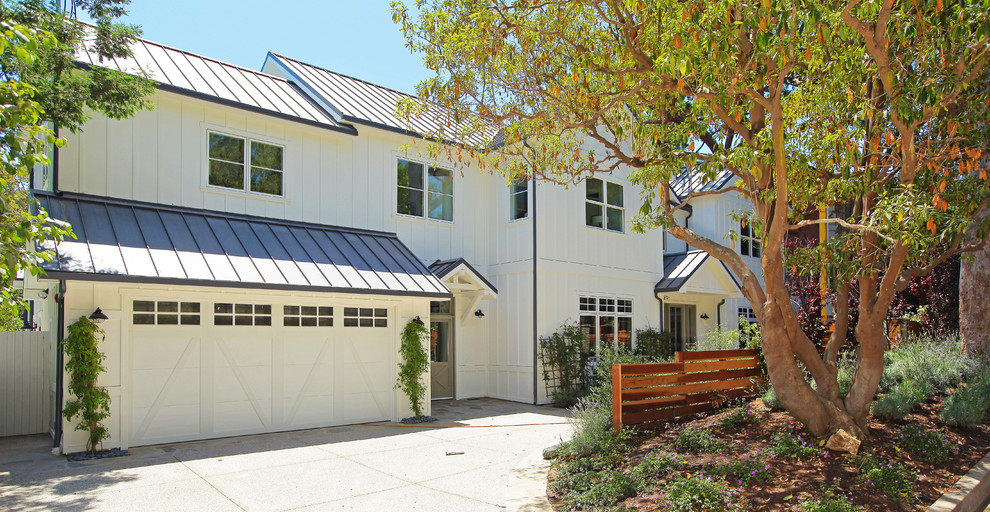 Traditional attached garage in Los Angeles.