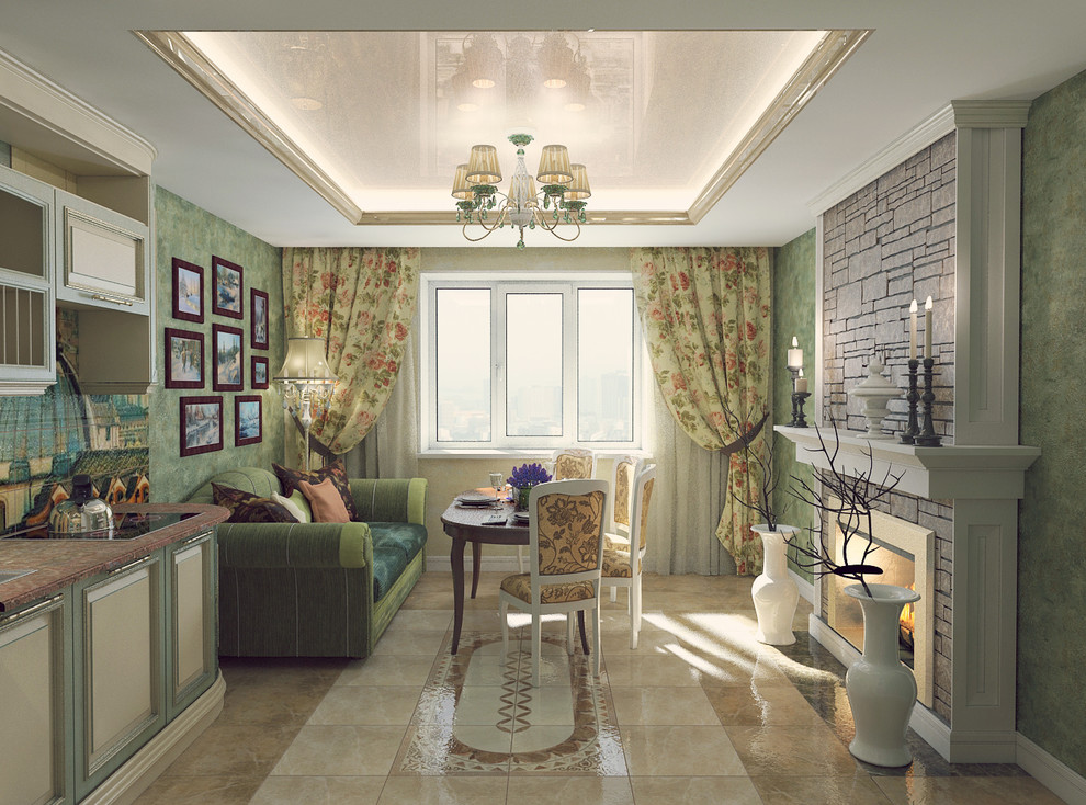 Дизайн квартиры с элементами классики  в г. Екатеринбурге