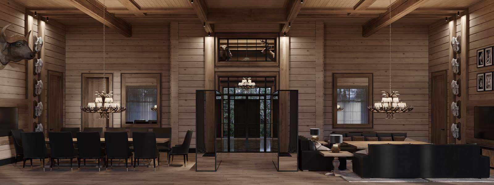 Загородный дом в стиле шале