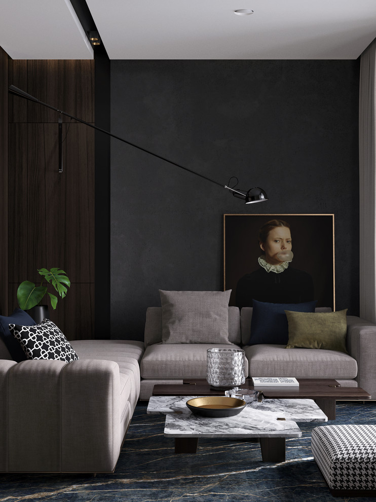 Темная квартира для светлой пары