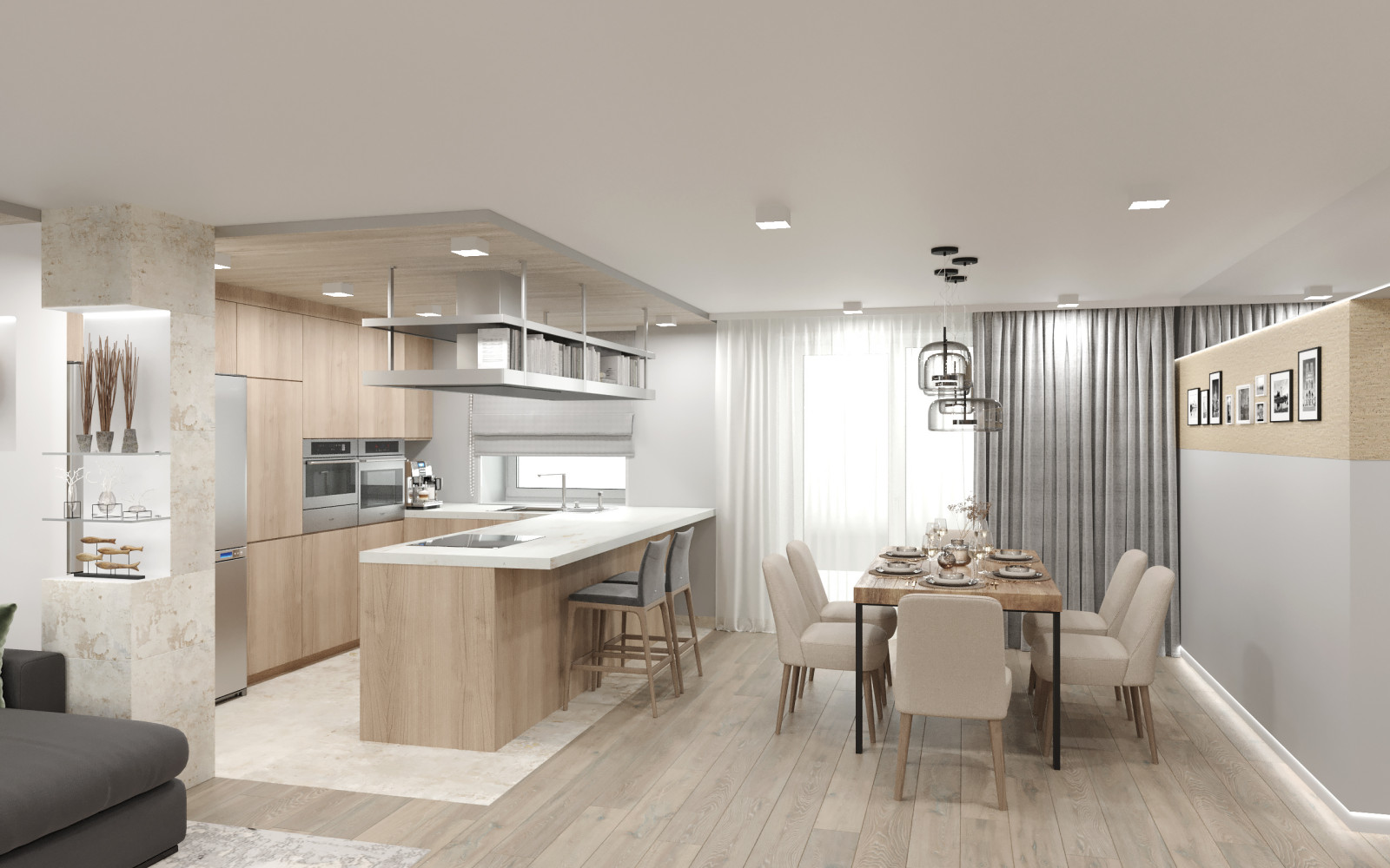 Дизайн квартиры 133 кв.м.