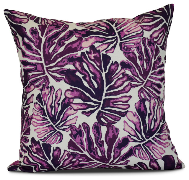 E by design Decorative Pillow Purple 
