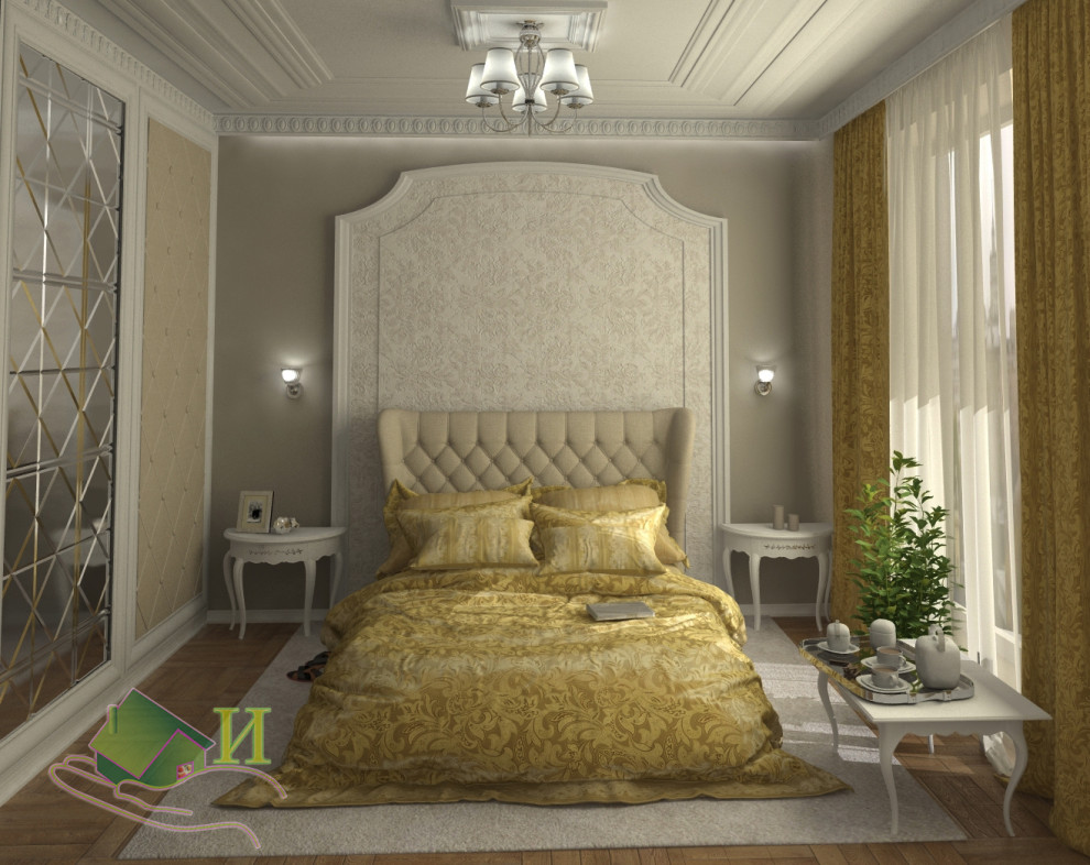 Дизайн спальни в классическом стиле
