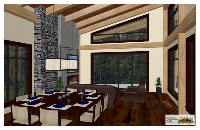 Samuelson Timberframe Design contemporary