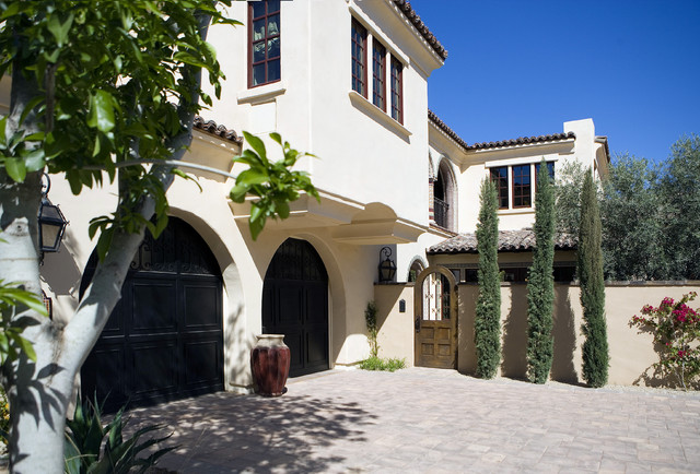 Camelback Mountain Villas mediterraneo-fachada