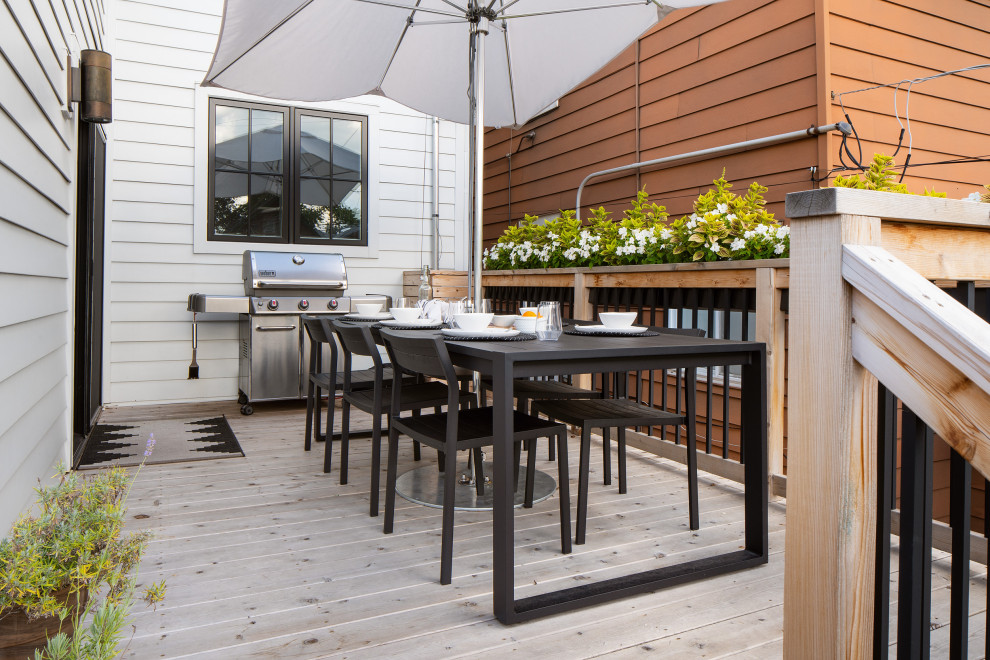 Design ideas for a transitional landscaping in Chicago.