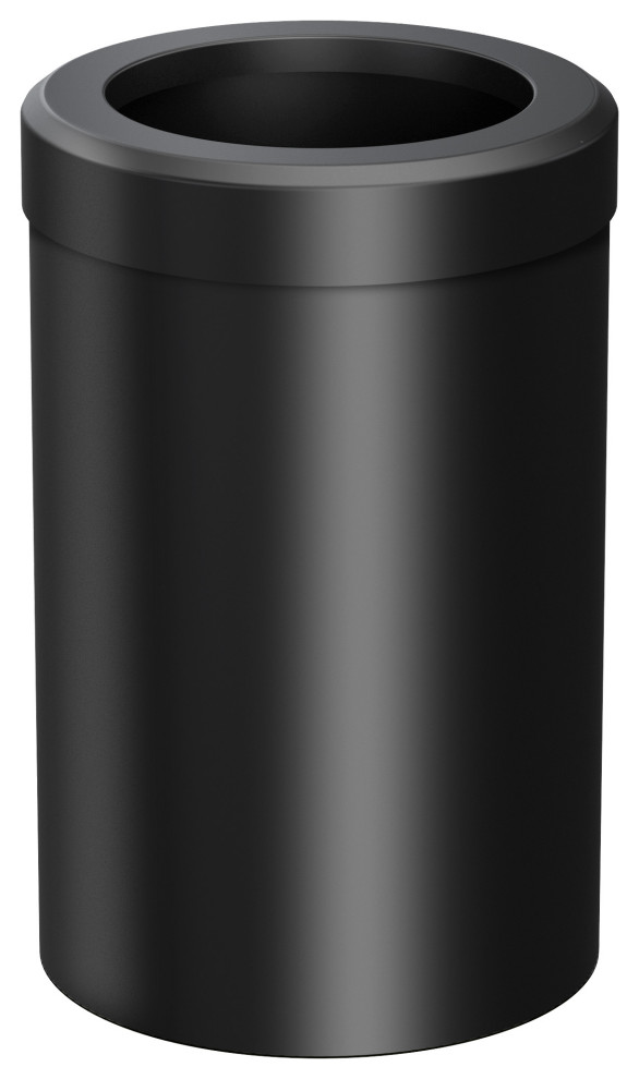 Round Modern Wastebasket Contemporary Wastebaskets by Gatco Fine