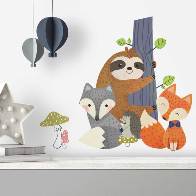 forest friends wall decals