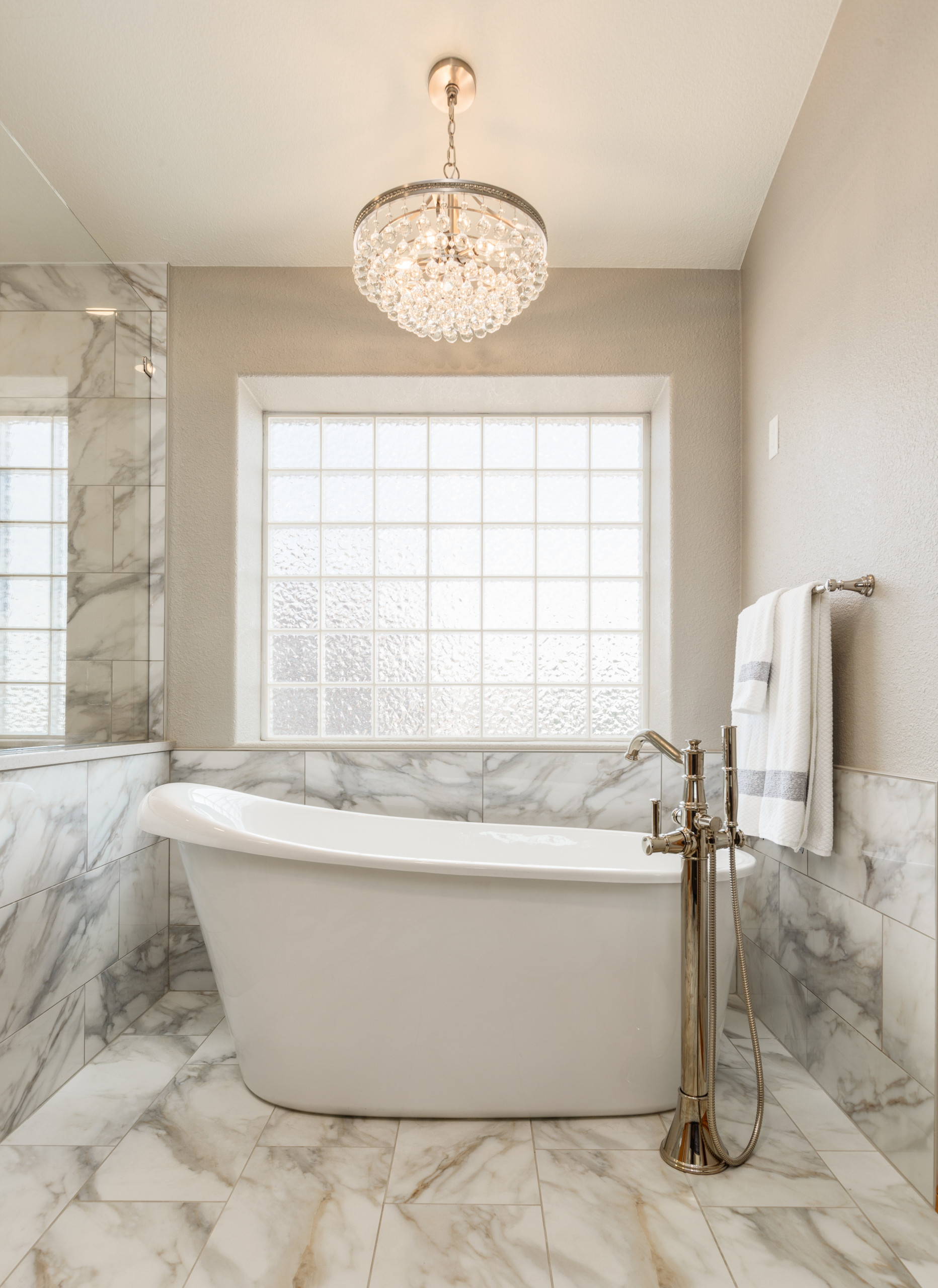 Master and guest bathrooms