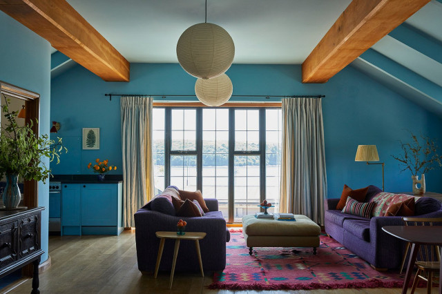 Sail Loft amerikansk-craftsman-vardagsrum