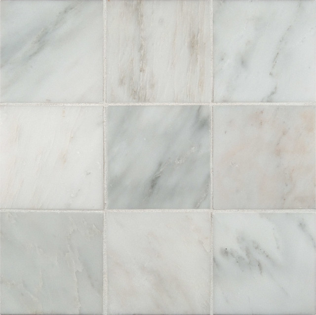 Msi Arabeo Carrara 4 X Marble Floor And Wall Tile Msi Arabeo 4 X Marble Floor And Wall Tile Lot Of 46