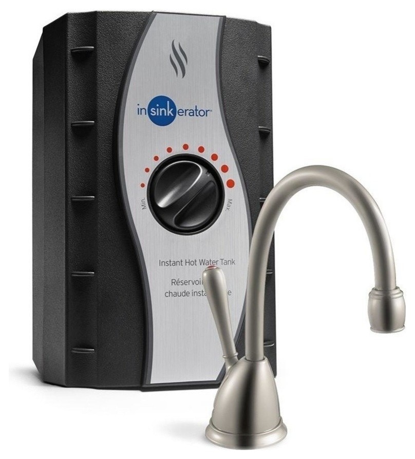 InSinkErator Hot Water Dispenser Satin Nickel, H-VIEWSN-SS
