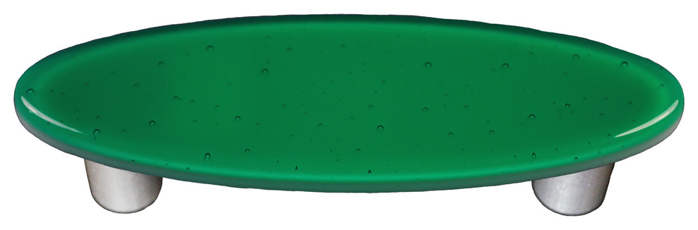 Emerald Green Pull Oval, Alum Post