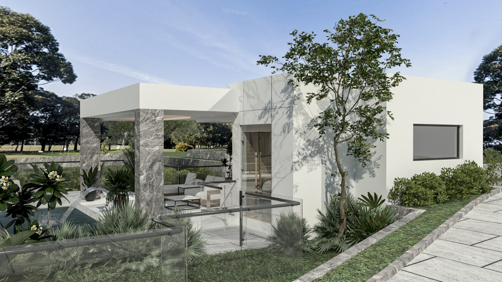 Ландшафтный и эскизный проект дома в Сидней