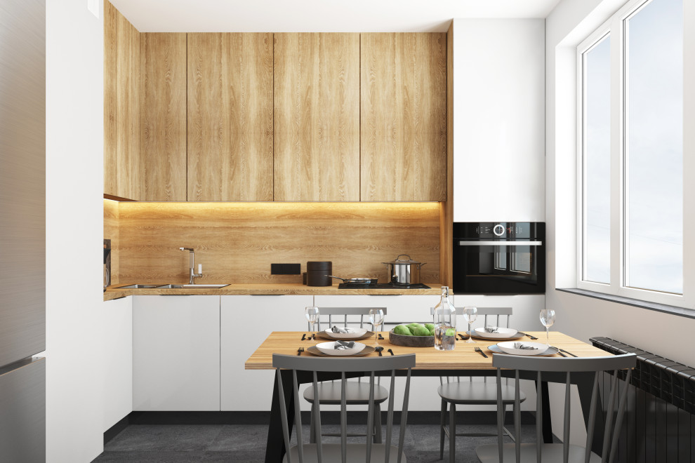 Проект кухни в панельном доме П-44Т