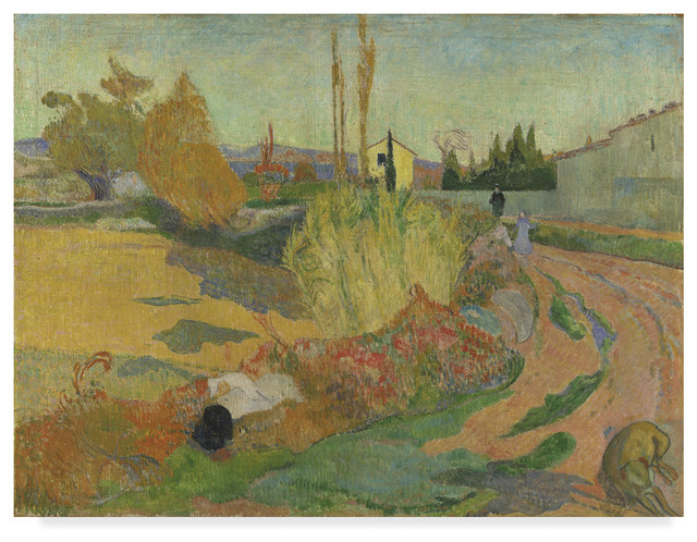 Paul Gauguin Landscape At Arles Canvas Art Farmhouse Prints And Posters By Trademark Global Paul Gauguin Landscape At Arles Canvas Art Farmhouse Prints And Posters By Trademark Global