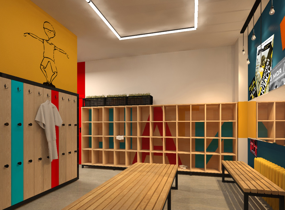 Дизайн интерьера школы современной хореографии "ШАГИ".