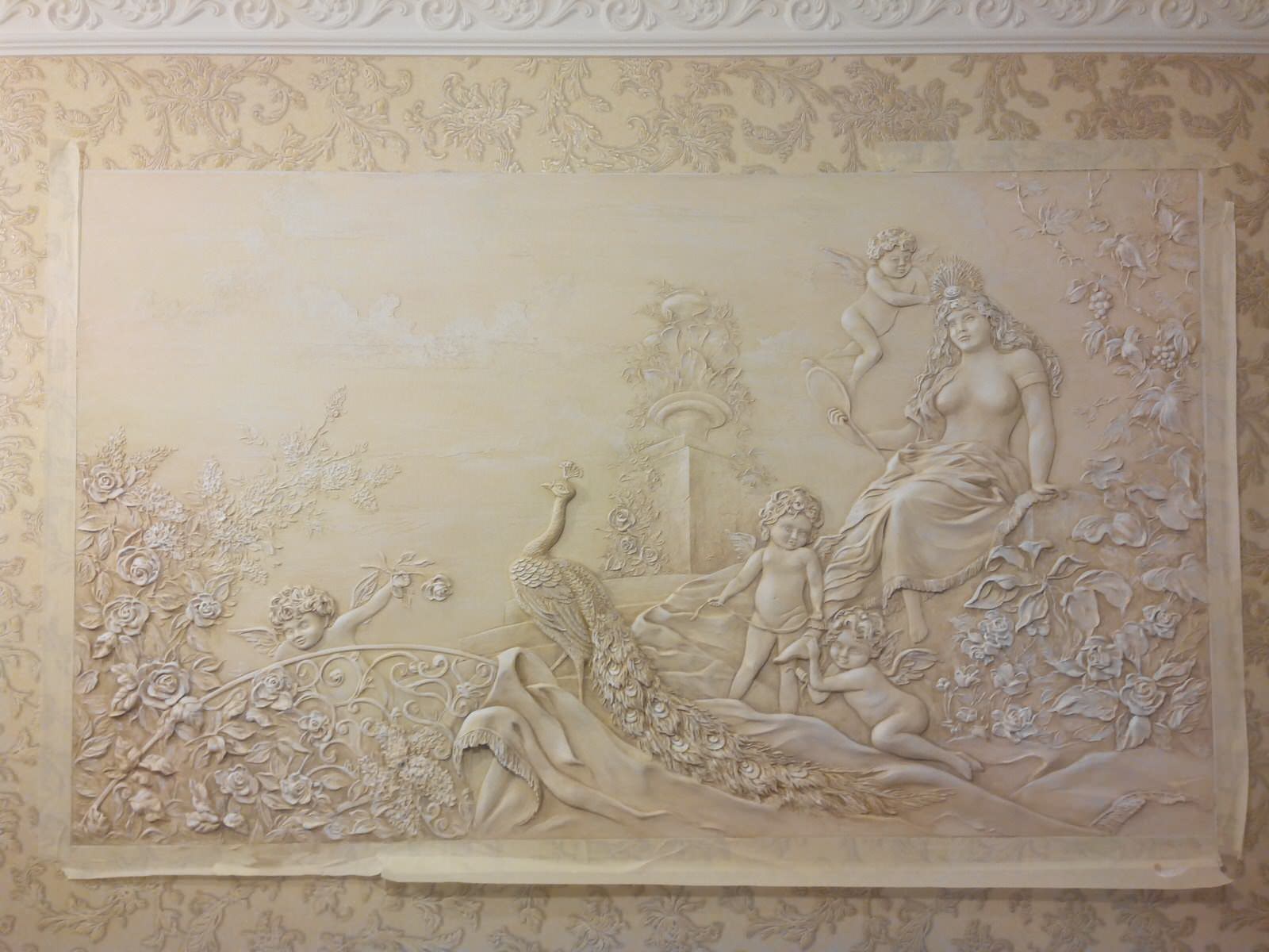 Греко-римские руины, барельеф